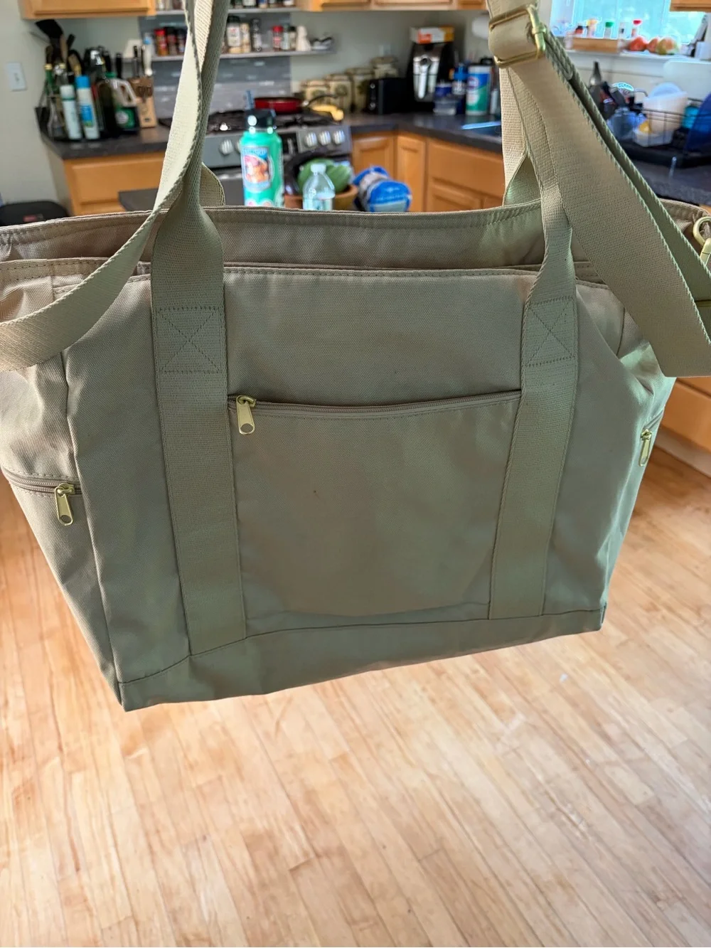 Canvelle Neutral Beige Tote Bag – Classic Everyday Storage